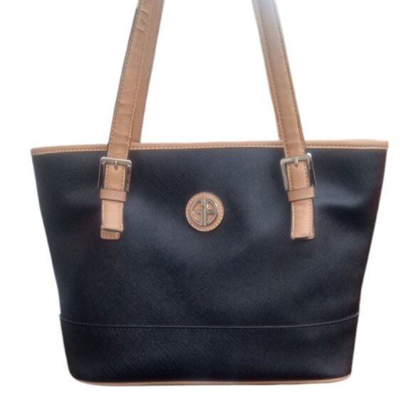 Giani Bernini Handbags - Giani Bernini | Black and Tan shoulder bag | GUC